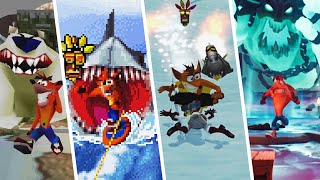 Evolution of Chase Levels in Crash Bandicoot Games (1996 - 2020)