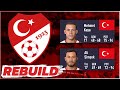 ALTYAPI KULLANARAK TÜRK MİLLİ TAKIMINI REBUILD'LEDİM!! // FIFA 21 MİLLİ TAKIM REBUILD