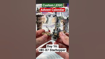 Custom LEGO Advent Calendar Day 16! HH-87 Starhopper! #shortsmas #shortsmaschallenge