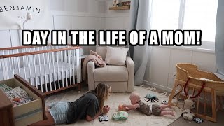 Balancing Mom Life &amp; Work Life is TOUGH! / REALISTIC DAY IN MY LIFE AS A MOM OF 2 / Caitlyn Neier