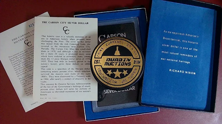 First Carson City 1882 - CC Morgan Dollar