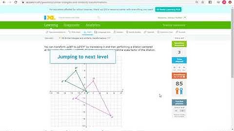 IXL P8: Similar Triangles and Similarity Transformations (Geometry)
