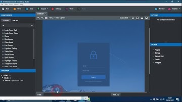 More on Javascript Login forms in Bootstrap Studio BSS
