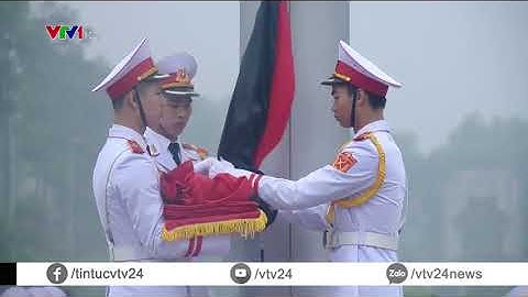 Lễ thượng cờ rủ Quốc tang nguyên Chủ tịch nước Lê Đức Anh | VTV24