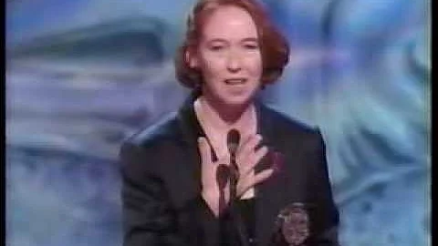 Marie Mullen wins 1998 Tony Award for Best Actress...