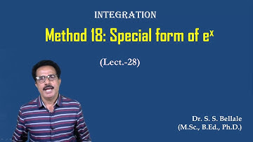 Integration | Examples on Integration by Parts | Lect.-29 | Dr.S.S.Bellale | g