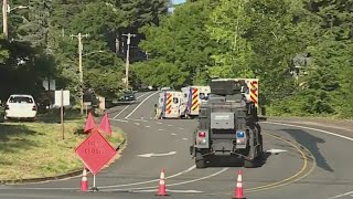 Armored vehicles, ambulances descend on Sandy shooting investigation amid shelter-in-place order