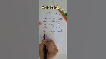 Math Rules | Even Odd Rule | Easy Math | Quick Math | Easy Math Tricks | LearningFlix