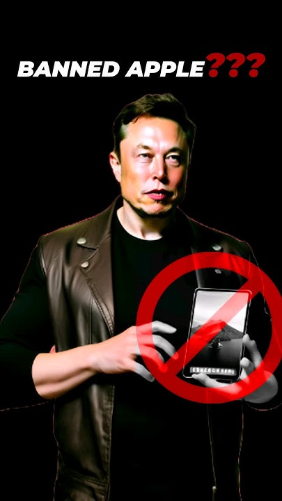 Elon Musk banning Iphones??? - YouTube