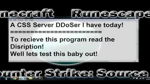 [CSS DDOS] Counter-Strike Source Server Crasher Lagger