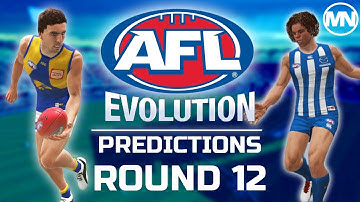 AFL Evolution Predicts Round 12 2019