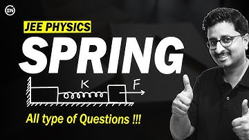 IIT JEE all Spring related Questions | Energy Cons/Cutting/NLM/SHM/COM | Mohit Sir | Eduniti