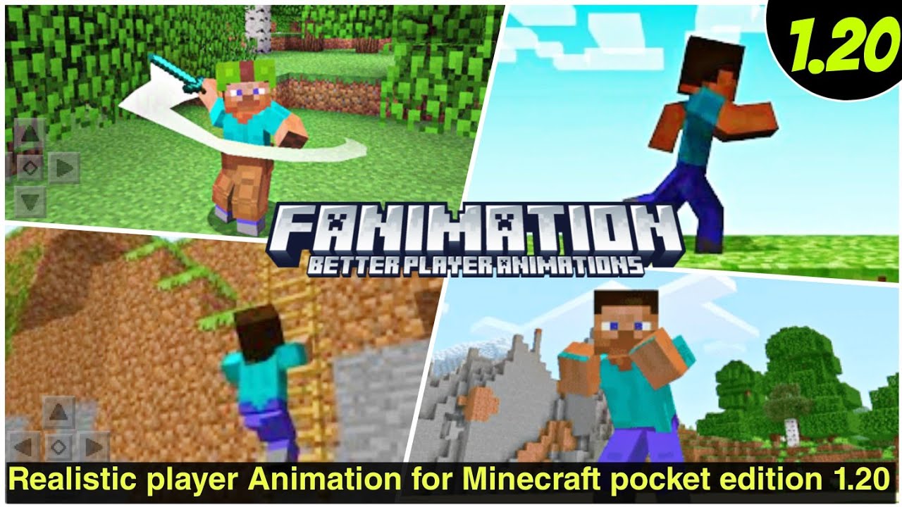 Player Animation Addon Minecraft PE 1.20 Download Free 2023