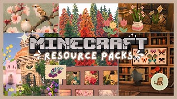 10 Beautiful Resource packs 🌻 | (Including a resource pack release!!)