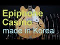 Epiphone Casino : Clean and Crunchy demo - YouTube