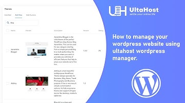How to manage your WordPress Websites Using WordPress Manager.