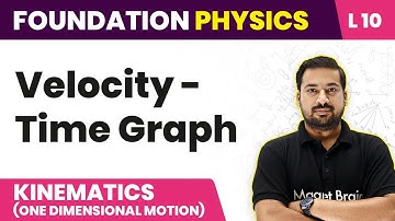 Velocity - Time Graph| Kinematics (One Dimensional Motion) - L10 | JEE/NEET Foundation Physics