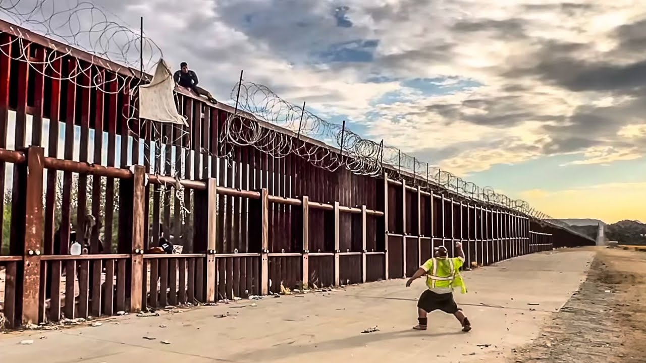 No Kings? Fed Up Man Stopped People From Climbing Over Border Wall With ...