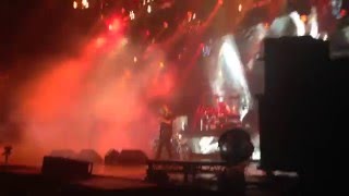 Judas Priest - Metal God entering the stage with motorcycle,Brno CZ