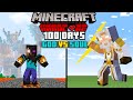 I survive 100 days god vs soul in minecraft hardcore 