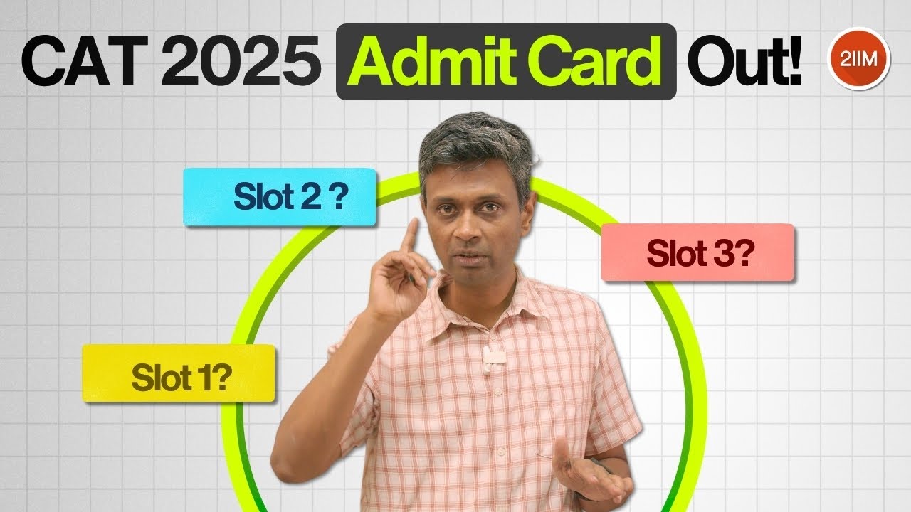 CAT 2025 Slot-Wise Plan — What to Do (and Not Do) Before Your Exam ...