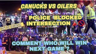 Live Edmonton Oilers Vs Canucks  Game 2 | Oilers Vs Canucks Scott Road Reaction | Celebration