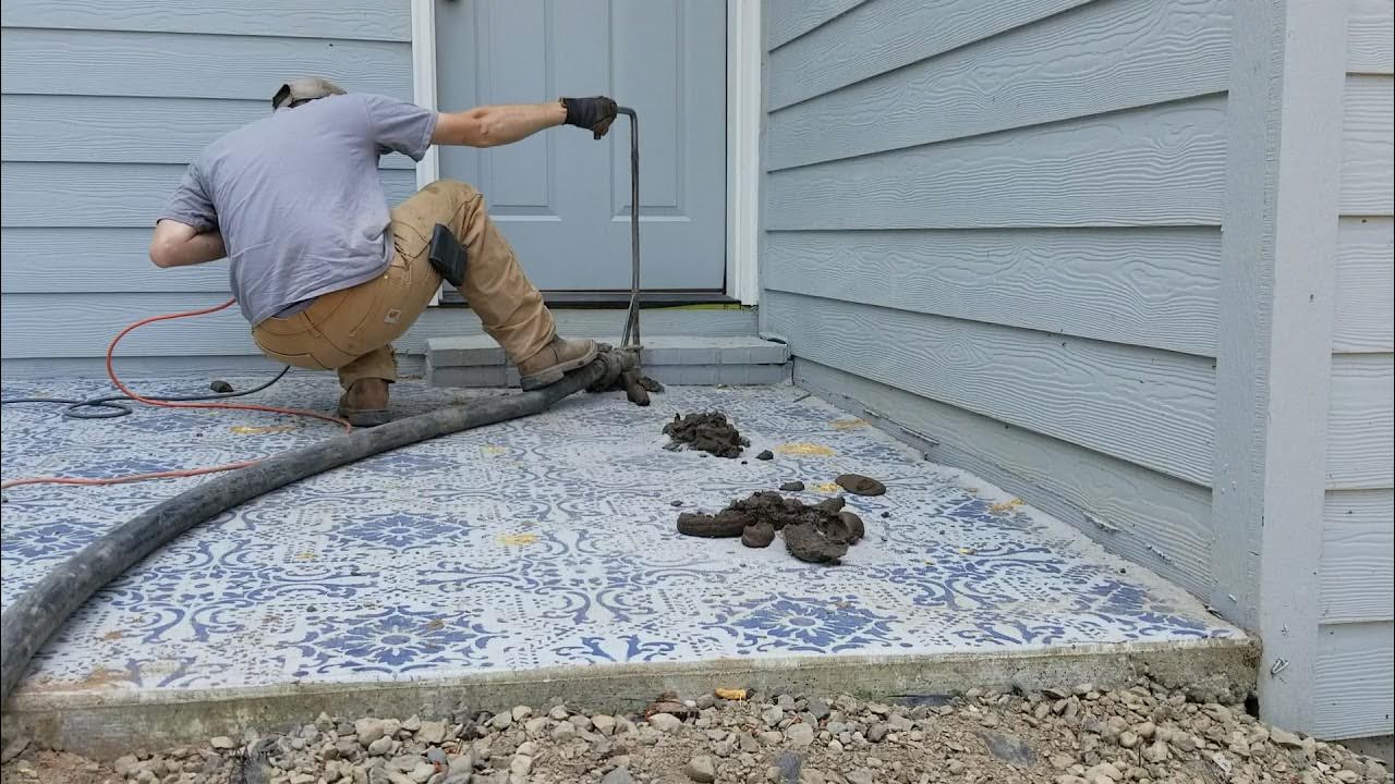 Concrete Slab Leveling Mudjacking YouTube