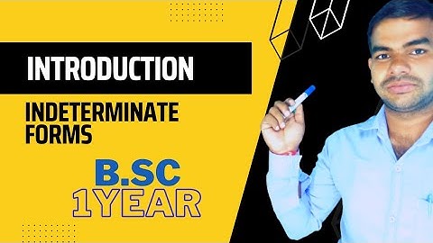 Indeterminate forms basic for b.sc and class 12 math students||#maths #indeterminate_forms #ncert