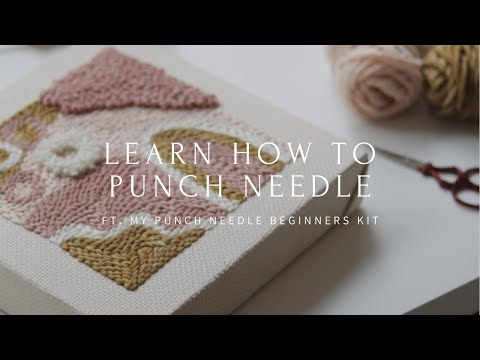 Learn How to Use Punch Needle and Embroidery to Create a Stunning