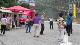 Korean Senior Citizens Dancing