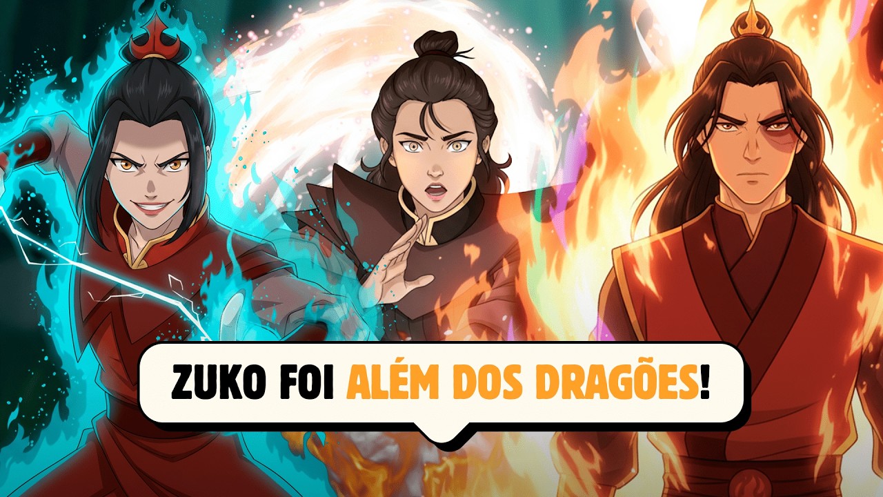 Zuko DOMINOU o ESPECTO ABSOLUTO da dobra de fogo!