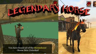 Guns and Spurs 2 - how to get Flaming Horse (All Horseshoes Location) screenshot 3