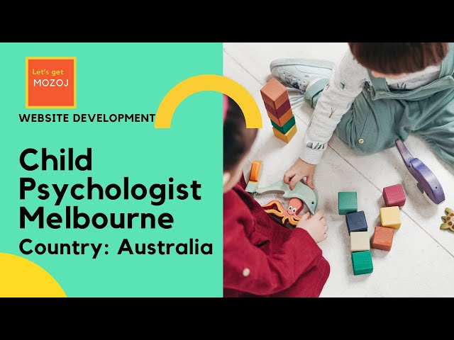 Child Psychologist and Speech​ Therapy​ Website for our Australian Client