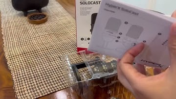 Unboxing HYPERX SOLOCAST USB MICROPHONE