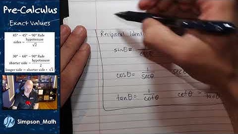 Finding exact values of quadrantal angles