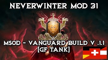 Neverwinter M31 - MSOD - Vanguard Build V.1.1 [DE]