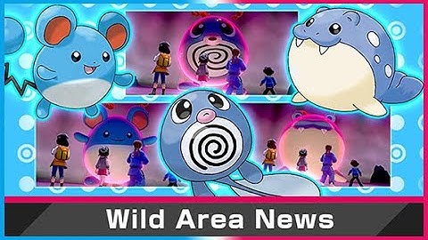 WATER POKEMON MAX RAID EVENT! SHINY MARILL! Pokemon Sword and Shield Wild Area News