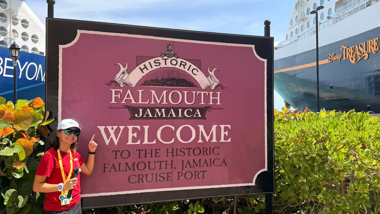 Exploring Falmouth Jamaica Onboard Disney Treasure | Travel Vlog