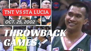TNT vs STA. LUCIA REALTORS | 2002 AFC | FULL GAME | THROWBACK PBA