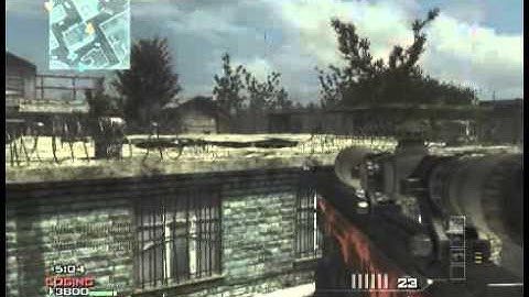 MW3- No Scope Across the Map on Fallen