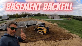 Backfilling a basement foundation. A must watch before you backfill your basement foundation.