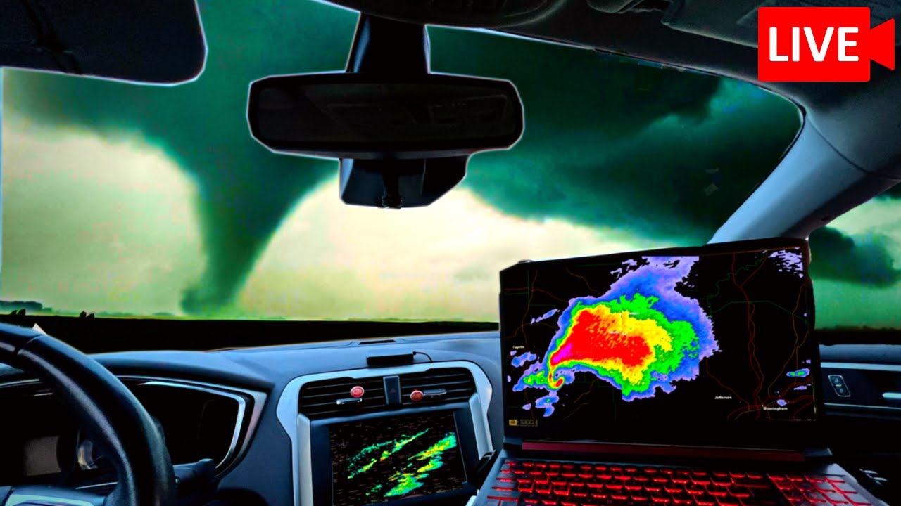 Storms Bring GORILLA HAIL and TORNADOES! Watch Live Storm Chaser Video ...