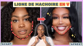 Comment affiner son visage en 14 jours | Exercices Efficaces Pour Le Visage, Ligne De La Mâchoire V