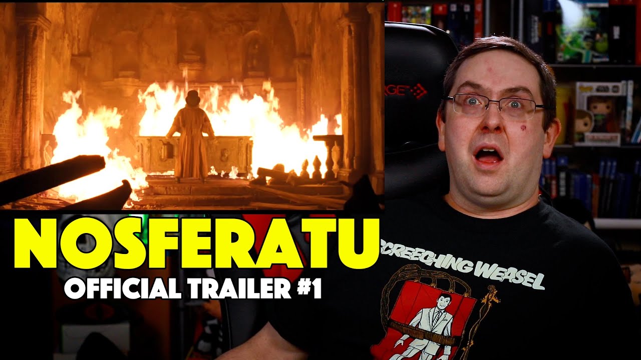 REACTION! Nosferatu Trailer #1 - Aaron Taylor-Johnson Movie 2024