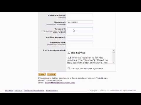 TaskStream - Activate Your Subscription