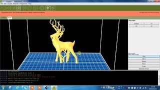 FLASHFORGEのFlashPrintで枝サポート形成後ReplicatorGでスライス実行