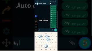 Auto clicker app using in WhatsApp...#whatsapp #autoclicker #hacking #ytshorts screenshot 2