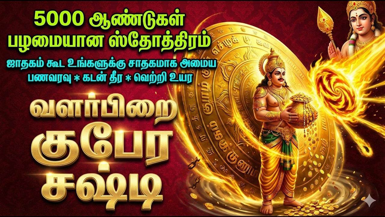 வளர்பிறை குபேர சஷ்டி | 5000 வருட பழைமையான பணவரவு மந்திரம் 💰 | Kubera × Murugan Wealth Mantra