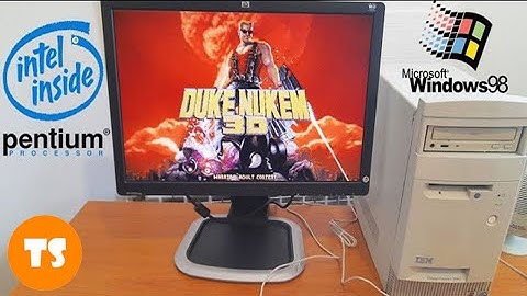 ⭐Retro PC: Duke Nukem 3D 1996y, Gameplay IBM 300GL⭐