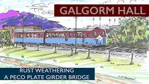 Building A OO Gauge Model Railway: Rust Weathering A Peco Plate Girder Bridge
